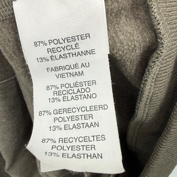 Vuori Mens XL Full Zip Hoodie Taupe Athleisure Lounge Minimalist Str - Picture 7 of 9